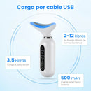 Masajeador facial con led antiarrugas