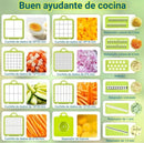 Picador Verduras & Frutas Multifuncional 14 en 1