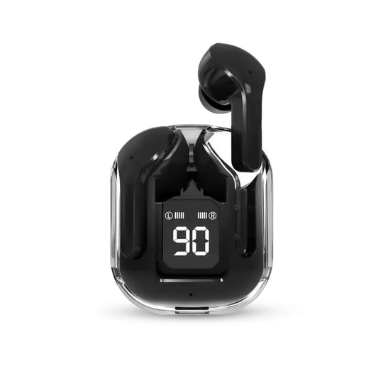 Auriculares Ultrapods Max TWS Inalámbricos Bluetooth 5.3, Cancelación de Ruido, Estuche de Carga con Display LED - Blanco