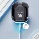 Auriculares Ultrapods Max TWS Inalámbricos Bluetooth 5.3, Cancelación de Ruido, Estuche de Carga con Display LED - Blanco