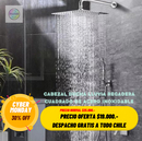 Cabezal Ducha Lluvia Regadera Cuadrado De Acero Inoxidable