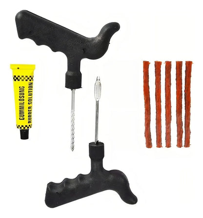 Kit Emergencia Reparación Pinchazos Neumaticos Auto Moto