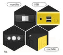 Partidor Cargador Powerbank Bateria Auto + Inflador De Neumáticos
