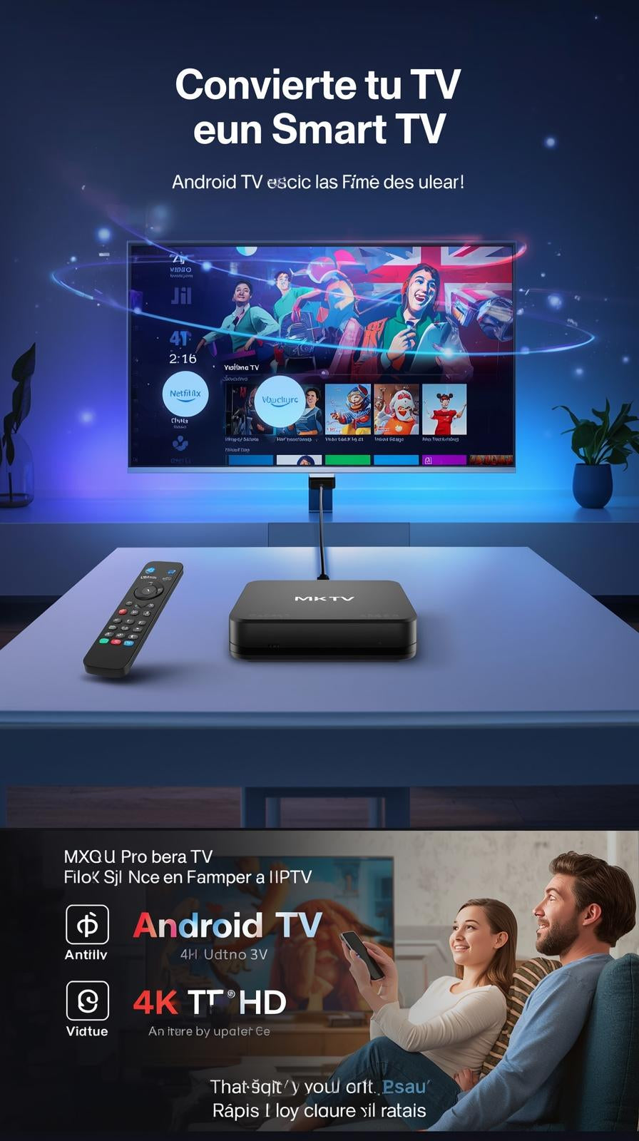 Tv Box Deco Mxq Pro 8k Magis Tv