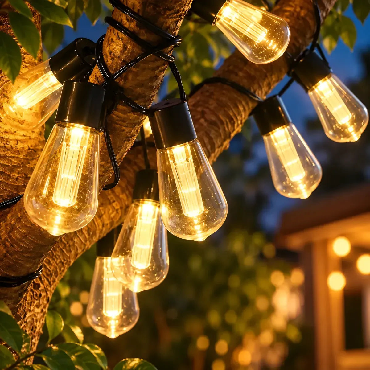Guirnalda Solar Luces 20 Metros 20 Ampolletas Vintage