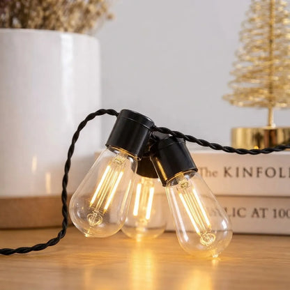 Guirnalda Solar Luces 20 Metros 20 Ampolletas Vintage