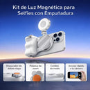 Grip Magnetico Teléfono + kit de Luz de Regalo