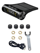Sistema Monitoreo Presión Neumáticos Auto Carga Solar Tpms