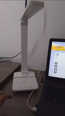 Lampara Escritorio Mesa Hoco Hx11 Plegable Blanco